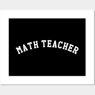 Math Teacher Posters and Art